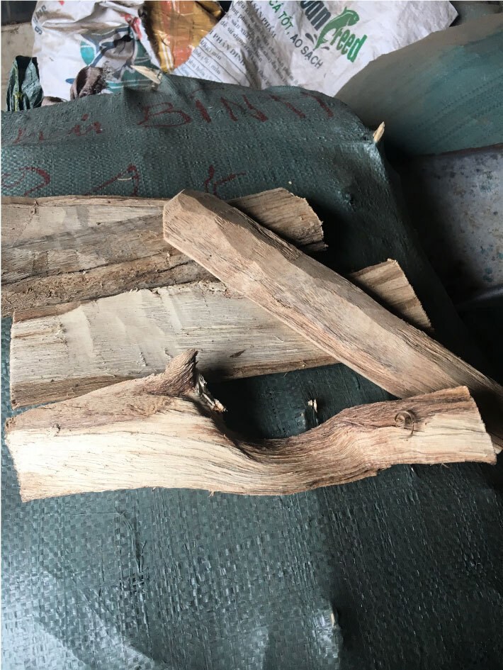 Aquilaria Holzscheite