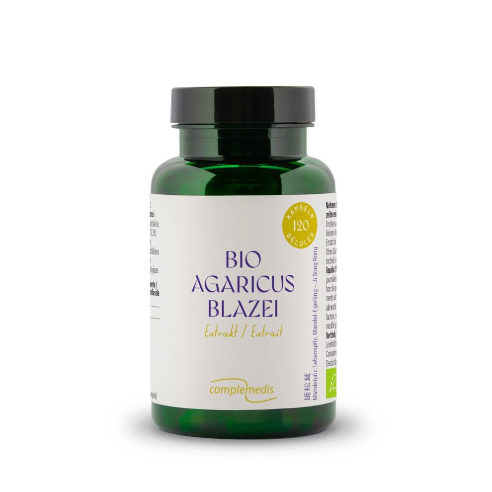Bio agaricus blazei extrakt kapseln